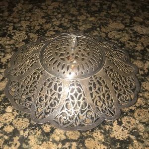 Lovelace silver plated decorative candy dish